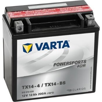 VARTA Starterbatterie 512014020I314 für 6686658;...
