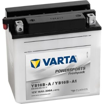 VARTA Starterbatterie 516015016A514; Spannung 12V;...