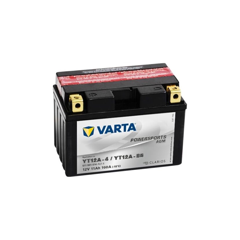 VARTA Starterbatterie 511901014A514; Spannung 12V; Kapazität 11AH