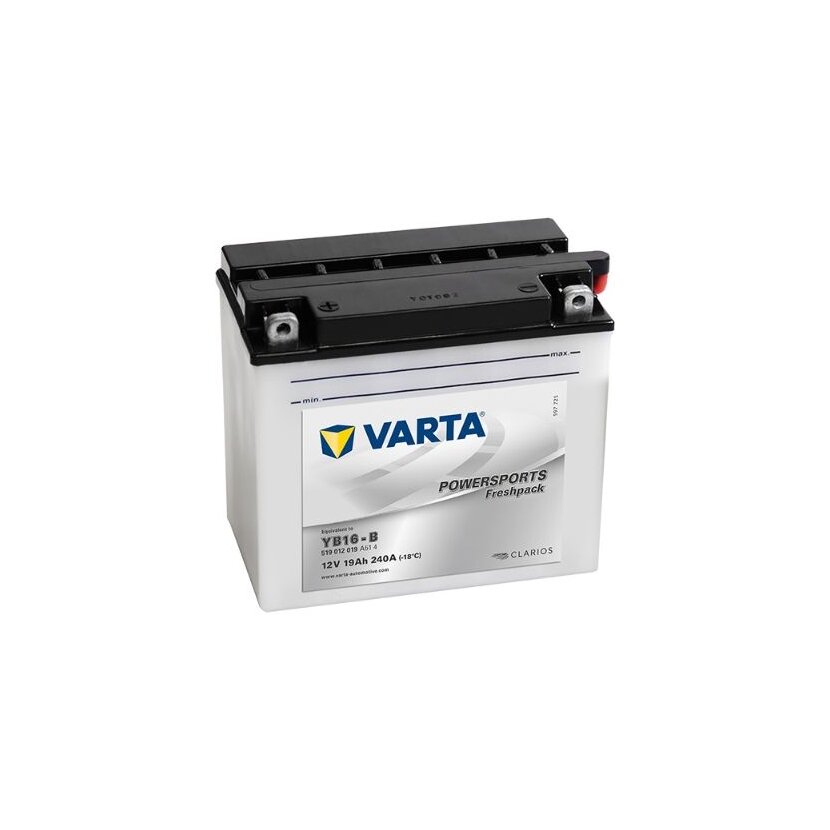 VARTA Starterbatterie 519012019A514; Spannung 12V; Kapazität 19AH