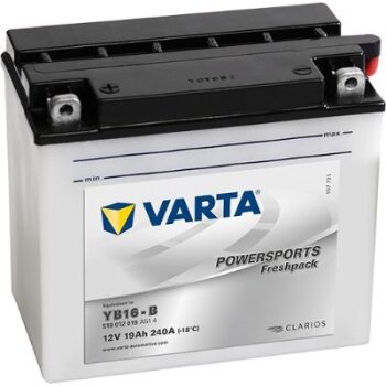 VARTA Starterbatterie 519012019A514; Spannung 12V;...