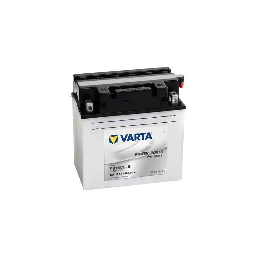 VARTA Starterbatterie 519014018A514; Spannung 12V; Kapazität 19AH