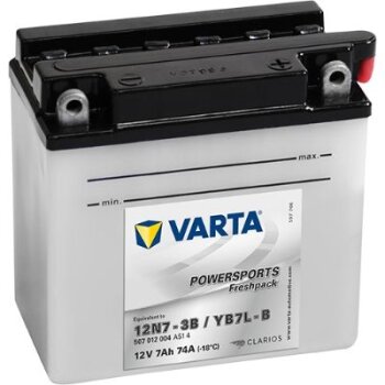 VARTA Starterbatterie 507012004A514; Spannung 12V;...