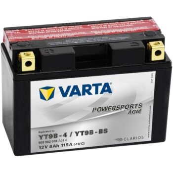 VARTA Starterbatterie 509902008A514; Spannung 12V;...