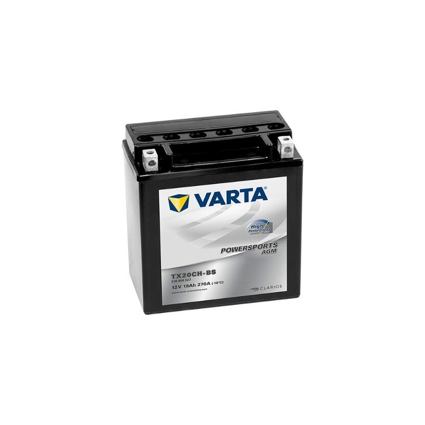 VARTA Starterbatterie 518908027A514; Spannung 12V; Kapazität 18AH