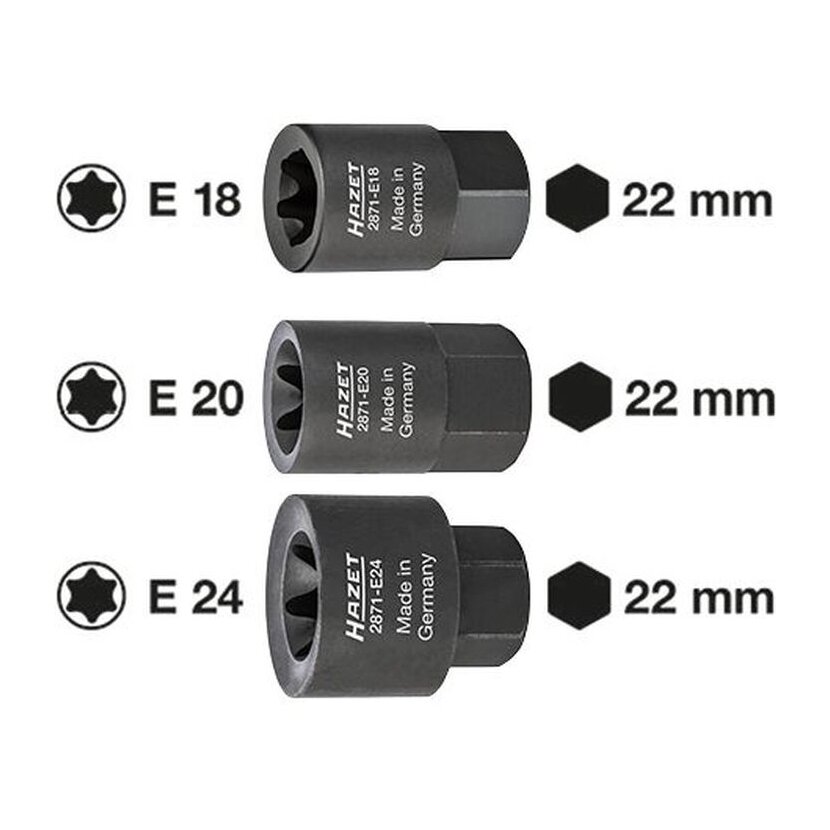 HAZET Steckschlüsseleinsatz 2871-E20 - 2871E20