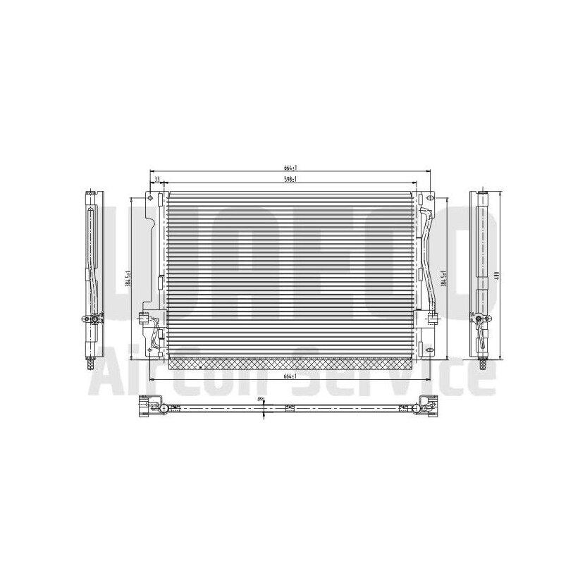 WAECO Kondensator, Klimaanlage 8880400105 für 6849575