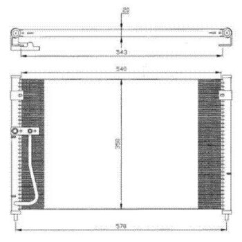 WAECO Kondensator, Klimaanlage 8880400279 für G4T61480A