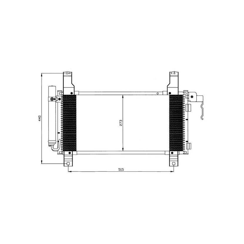 WAECO Kondensator, Klimaanlage 8880400349 für GJ6A61480
