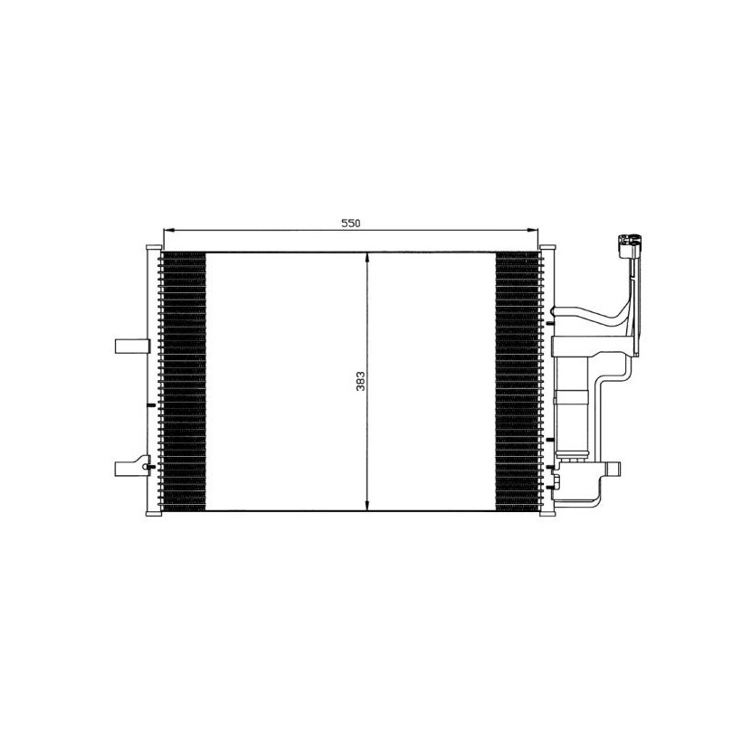 WAECO Kondensator, Klimaanlage 8880400350 für BP4K61480A