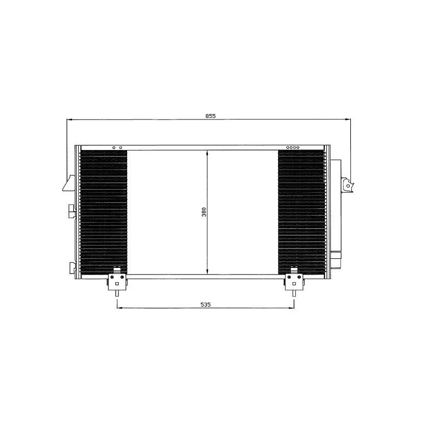 WAECO Kondensator, Klimaanlage 8880400375 für 8846042070