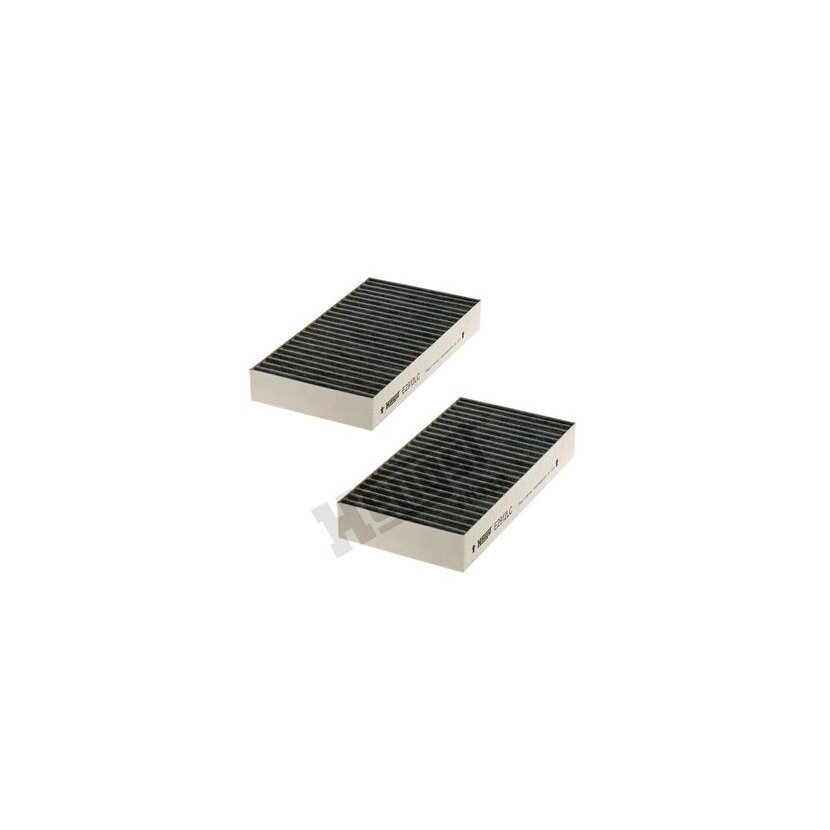 HENGST FILTER Filter, Innenraumluft E2912LC-2 - E2912LC2 für 164 830 02 18