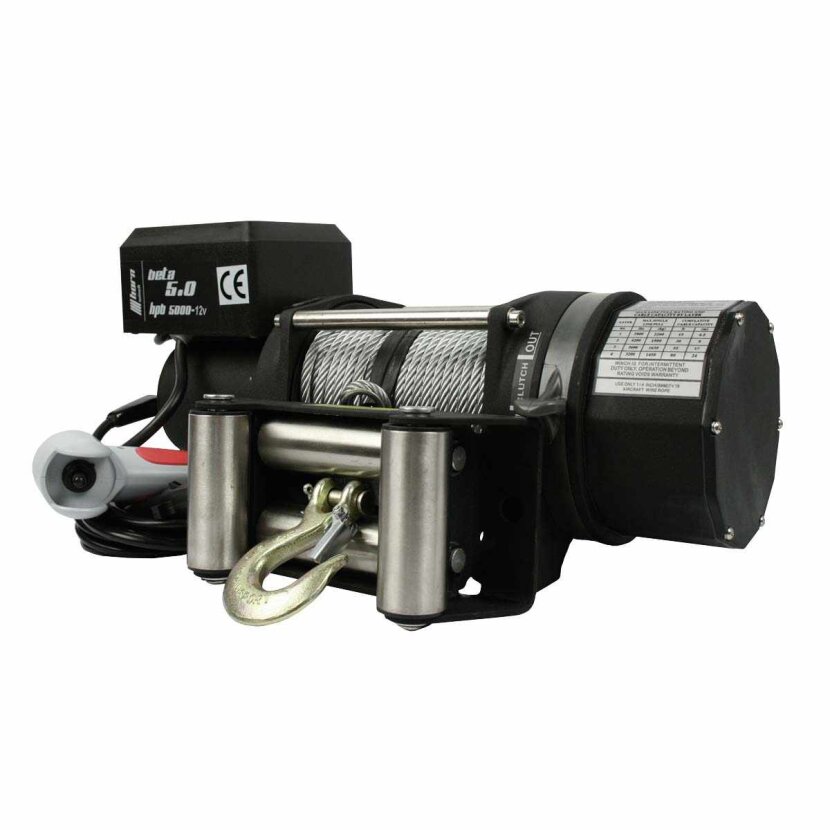 Seilwinde Kappa 5.0, 12V, Zugkraft 2300 kg