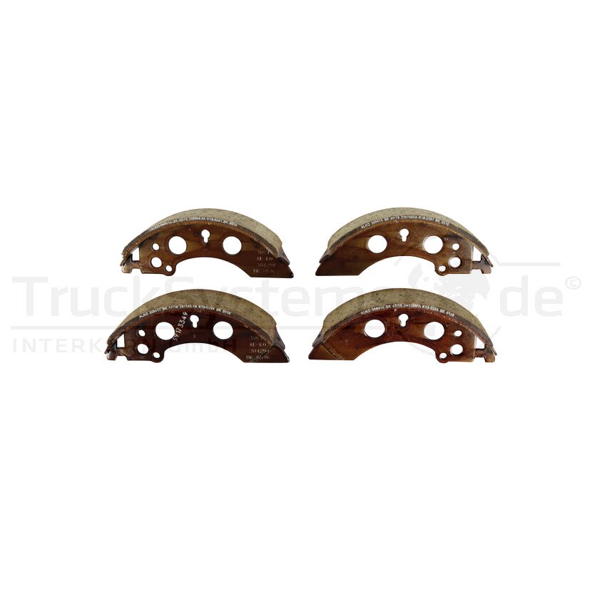 AL-KO 1213886 Bremsbacken-Komplettset, 200 x 50