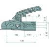 AL-KO 1730083 Kugelkupplung, 2700 kg, AK 270, Durchmesser 50 mm, Soft-Dock
