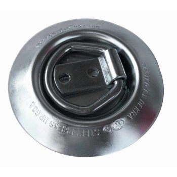 Zurrmulde Aufbau Tellerform, 250 daN, Höhe 13 mm