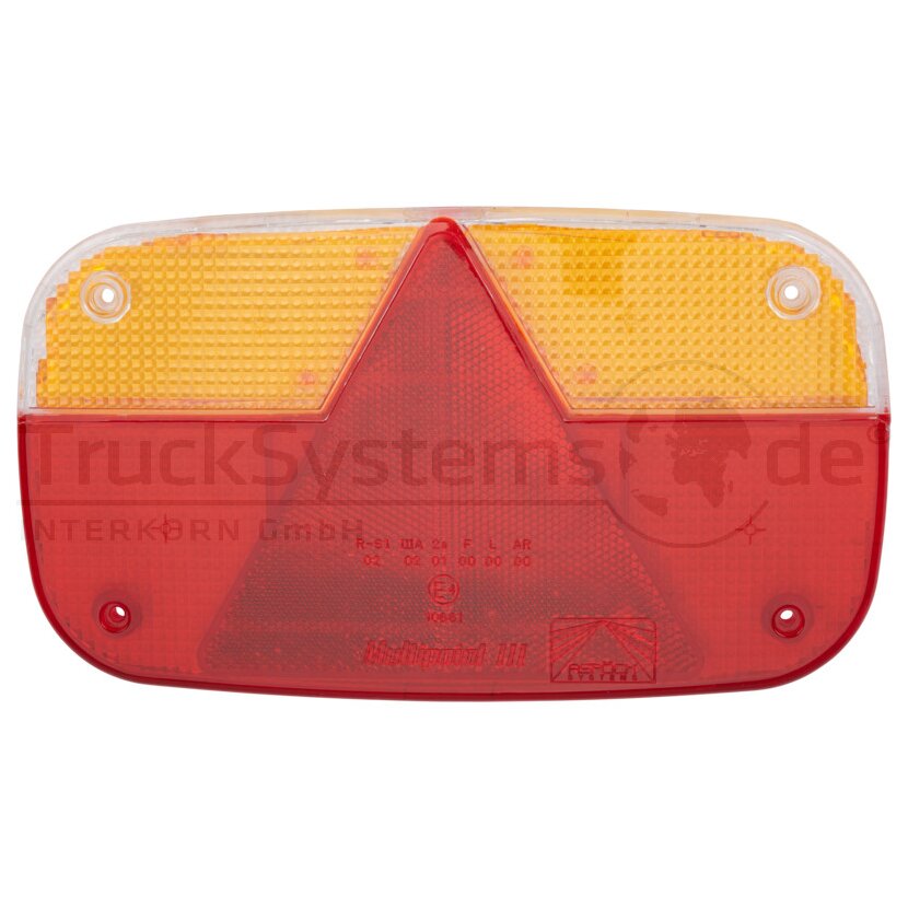ASPÖCK Lichtscheibe Multipoint III - 18-8480-007 - 188480007 - 18-8480-001 - 188480001 - links+rechts, NSL, RFS