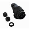 Stecker 13-polig, 12V, Kunststoff, drehbar