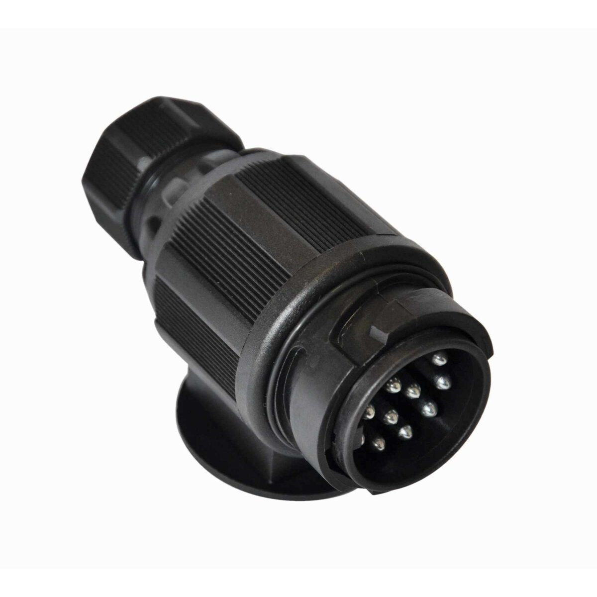 Stecker 13-polig, 12V, Kunststoff, drehbar