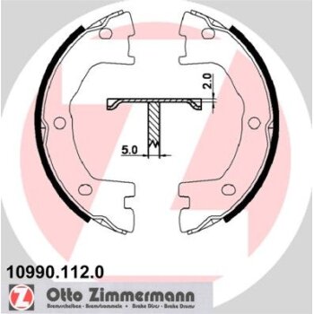 ZIMMERMANN Bremsbackensatz, Feststellbremse 10990.112.0 -...