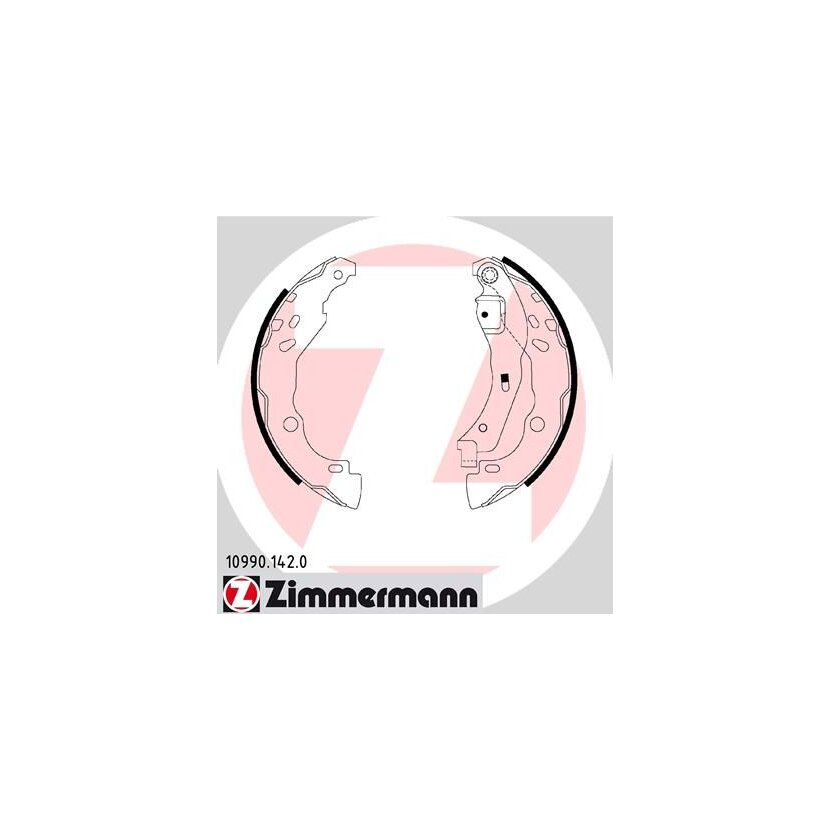 ZIMMERMANN Bremsbackensatz 10990.142.0 - 109901420 für D4060-1HD3C