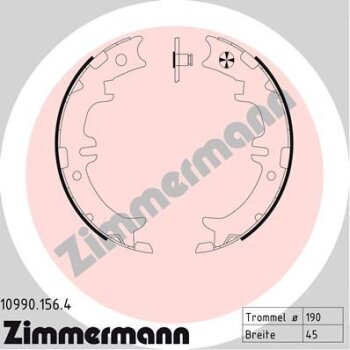 ZIMMERMANN Bremsbackensatz, Feststellbremse 10990.156.4 -...
