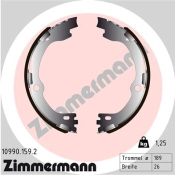 ZIMMERMANN Bremsbackensatz, Feststellbremse 10990.159.2 -...