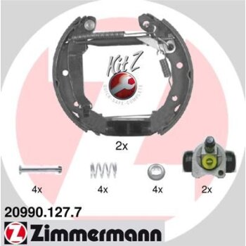 ZIMMERMANN Bremsbackensatz 20990.127.7 - 209901277