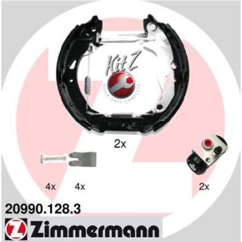 ZIMMERMANN Bremsbackensatz 20990.128.3 - 209901283