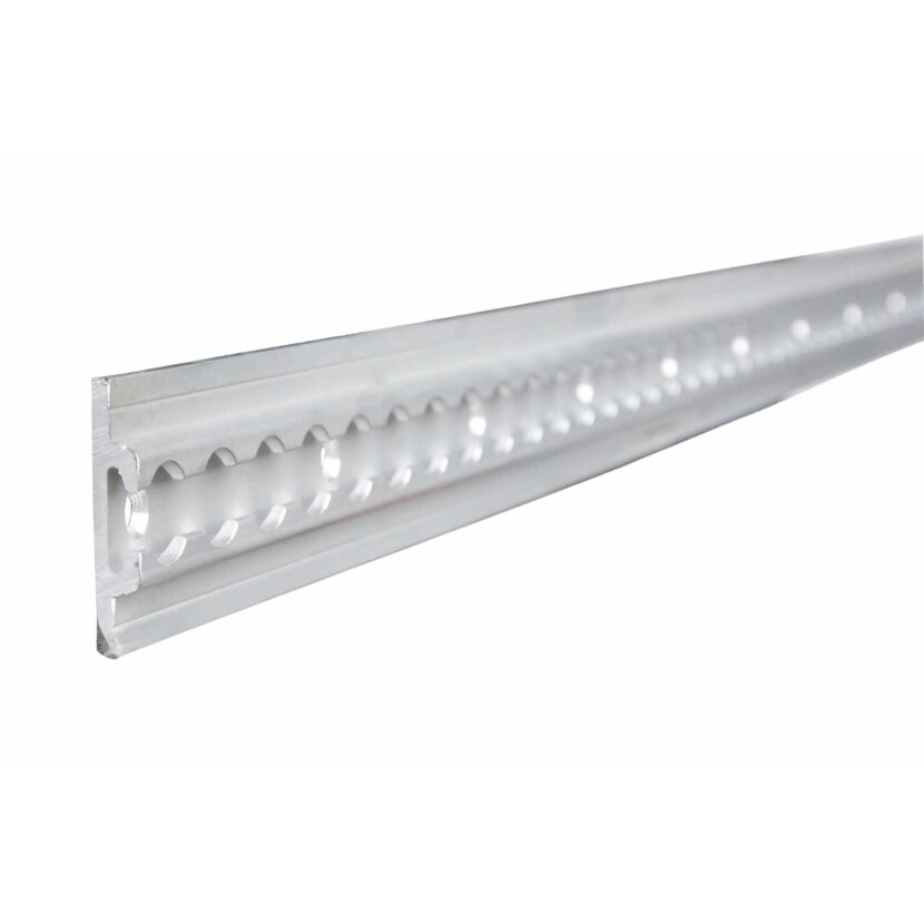 Airlineschiene, eckig, L 3000 mm, Alu, Einbau