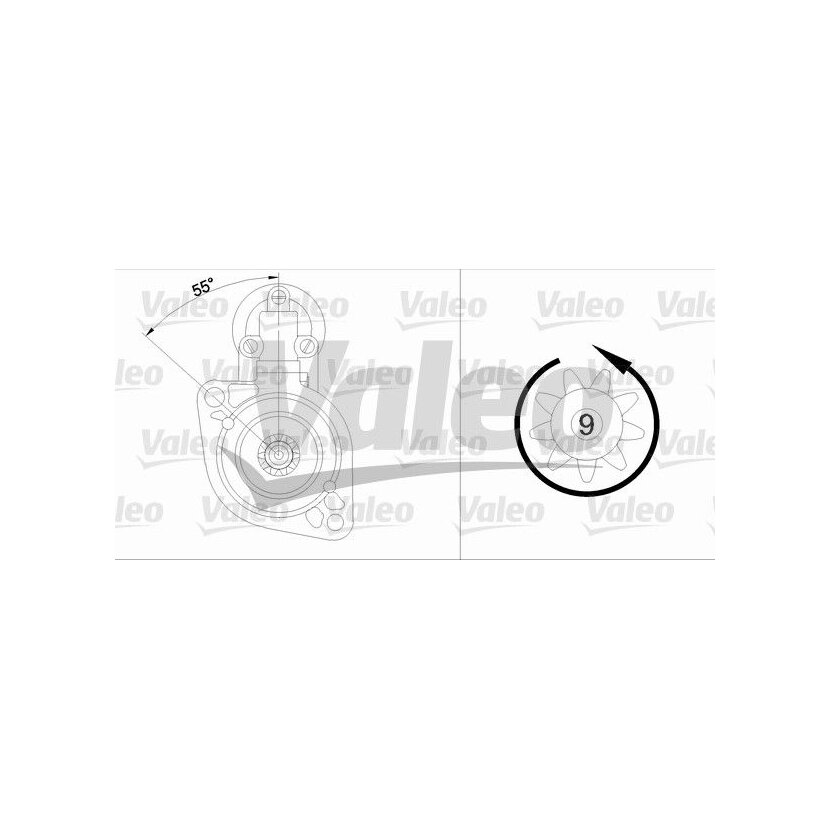 VALEO Starter 433335 für 091911023A