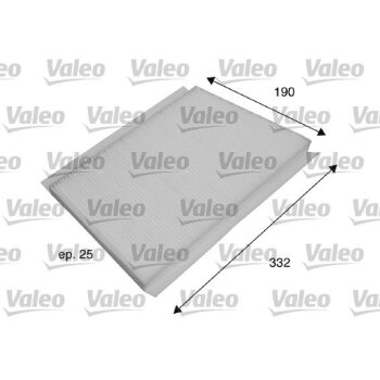 VALEO Filter, Innenraumluft 698701 für 2038300218