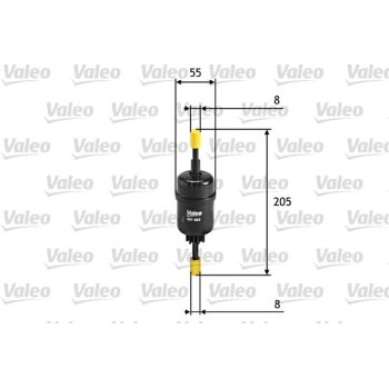 VALEO Kraftstofffilter 587023 für 1140129