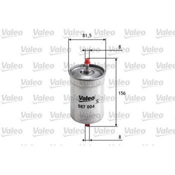 VALEO Kraftstofffilter 587004 für 4442559