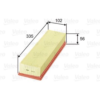 VALEO Luftfilter 585130 für 1444CZ