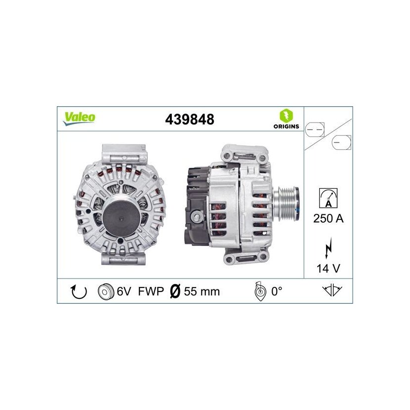 VALEO Generator 439848 für 0009068201