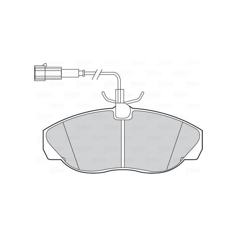 VALEO Bremsbelagsatz, Scheibenbremse 301429 für 4252-26