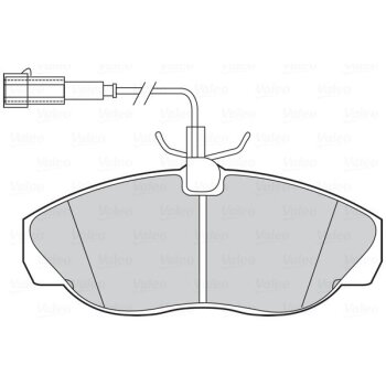 VALEO Bremsbelagsatz, Scheibenbremse 301429 für 4252-26
