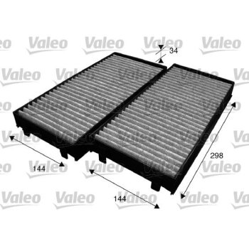 VALEO Filter, Innenraumluft 715584 für 64 31 6 945 586