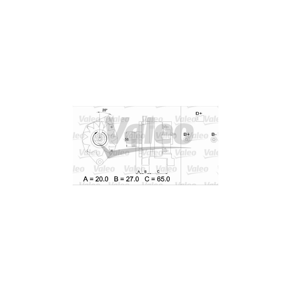 Valeo 9002411B Tergicristallo Flat 61 Cm – Lama Silenziosa Senza Vibrazioni, Facile Da Installare