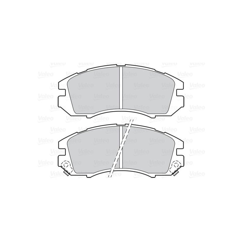 VALEO Bremsbelagsatz, Scheibenbremse 302048 für 26296-AA000