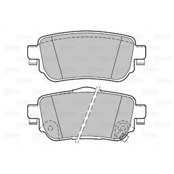 VALEO Bremsbelagsatz, Scheibenbremse 601416 für...