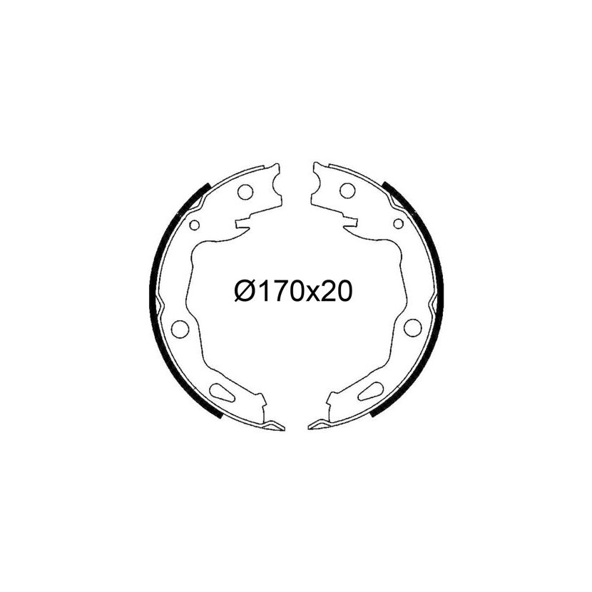 VALEO Bremsbackensatz 564261 für D4060-4BA1A