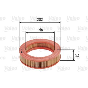 VALEO Luftfilter 585717 für 1504 387