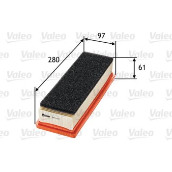 VALEO Luftfilter 585181 für 55192012