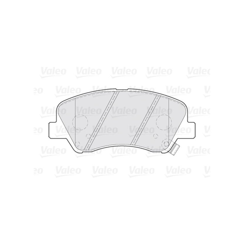 VALEO Bremsbelagsatz, Scheibenbremse 301021 für 58101-1RA05