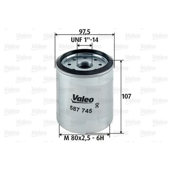 VALEO Kraftstofffilter 587745 für 4723 905