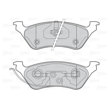 VALEO Bremsbelagsatz, Scheibenbremse 302057 für 5019...