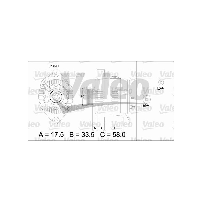 VALEO Generator 437212 für 6204016