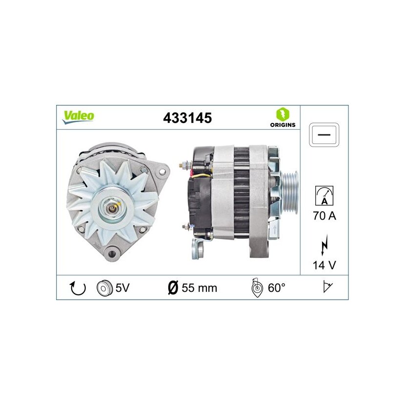 VALEO Generator 433145 für 7700803449